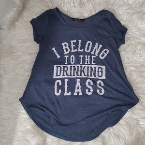Raggs II Riches “I Belong to the Drinking Class” Tee | Lee Brice Inspired | Size